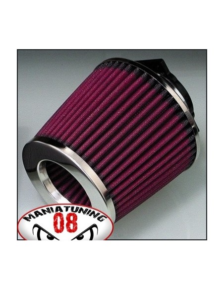 FILTRO SPORTIVO A DOPPIO CONO DIRETTO CROMATO ROSSO UNIVERSALE