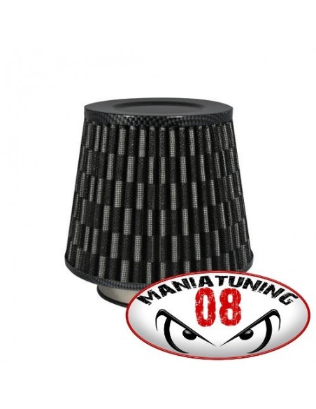 FILTRO SPORTIVO A DOPPIO CONO DIRETTO CARBONIO UNIVERSALE