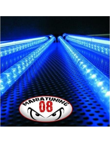 KIT 4 NEON FLESSIBILI SOTTOSCOCCA A LED BLU CON TELECOMANDO WIFI