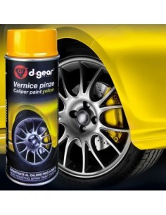 VERNICE SPRAY PER PINZE FRENI ROSSO LUCIDO ALTA TEMPERATURA AUTO MOTO