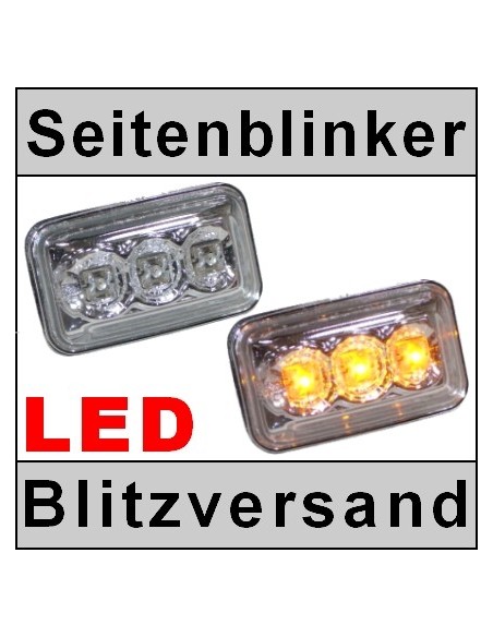 FRECCE LATERALI LED CROMO VOLKSWAGEN GOLF VENTO PASSAT