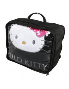 SET COPRISEDILI UNIVERSALI HELLO KITTY NERO/ROSA...