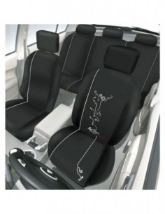 SET COPRISEDILI UNIVERSALI BIANCO/NERO "LADIES" IN...