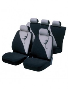 SET COPRISEDILI UNIVERSALI POLIESTERE LOTUS GRIGIO...