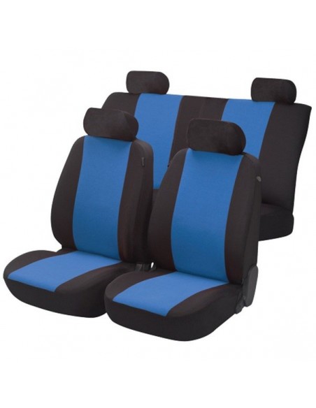 SET COPRISEDILI UNIVERSALI BLU/NERO IN POLIESTERE