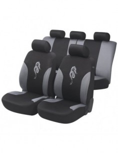 SET COPRISEDILI UNIVERSALI POLIESTERE DRAGON GRIGIO...