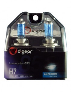 COPPIA LAMPADINE EFFETTO XENON H7 +85% 4800K EXTREME BLUE