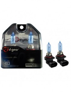 COPPIA LAMPADINE EFFETTO XENON HB3 +70% 4300K HYPER WHITE