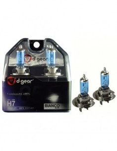 COPPIA LAMPADINE EFFETTO XENON H7 +85% 4600K EXTREME WHITE