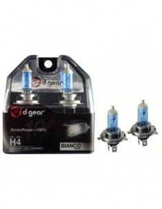 COPPIA LAMPADINE EFFETTO XENON H4 +100% 5000K XP MIRROR...