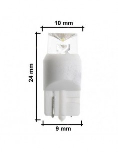 COPPIA LAMPADINE POSIZIONE GIALLO T10 W5W 1 LED