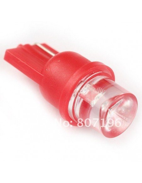 COPPIA LAMPADINE POSIZIONE ROSSO T10 W5W 1 LED