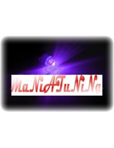 COPPIA LAMPADINE POSIZIONE VIOLA T10 W5W 1 LED