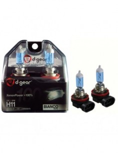 COPPIA LAMPADINE EFFETTO XENON H11 +100% 5000K XP MIRROR...