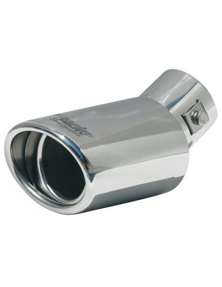 TERMINALE SCARICO CROMATO IN ACCIAIO INOX SIMONI RACING 86x65mm