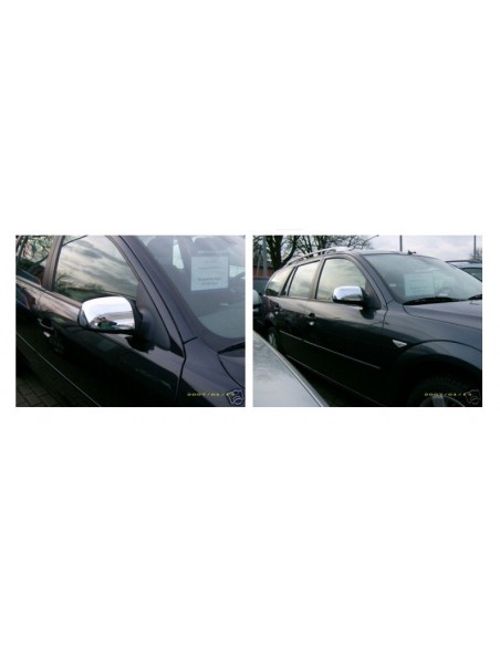 CALOTTE COPRISPECCHI CROMATE PER FORD MONDEO DAL 2000 AL 2007