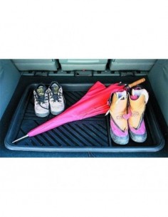 VASCA PORTABAGAGLI BAGAGLIAIO TRUNK-TRAY IN GOMMA NERO...