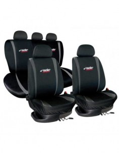 SET COPRISEDILI UNIVERSALI NERO/GRIGIO "SIMONI RACING"