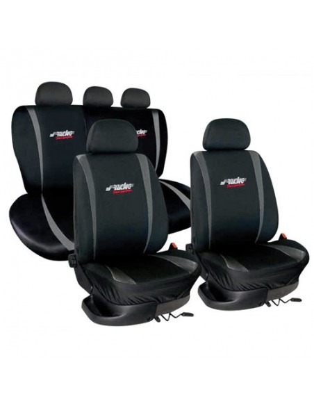 SET COPRISEDILI UNIVERSALI NERO/GRIGIO "SIMONI RACING"