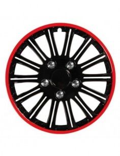 4 BORCHIE COPRICERCHI DA 14" ABS "C-18" CERCHI SPORTIVI