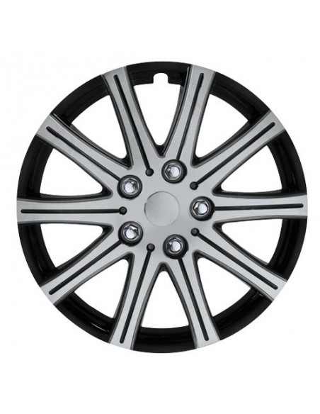 4 BORCHIE COPRICERCHI DA 15" ABS "C-12" CERCHI SPORTIVI UNIVE