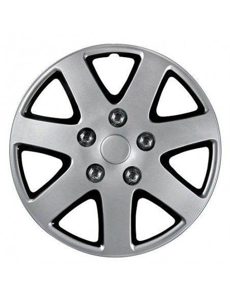 4 BORCHIE COPRICERCHI DA 15" ABS "C-09" CERCHI SPORTIVI UNIVE