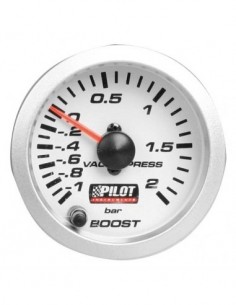 MANOMETRO PRESSIONE TURBO 52mm 7 COLORI MULTICOLOR