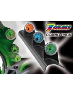 SET MANOMETRI + PORTASTRUMENTI TEMP.OLIO + TURBO + VOLT