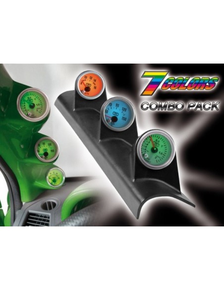 SET MANOMETRI + PORTASTRUMENTI TEMP.OLIO + TURBO + VOLT