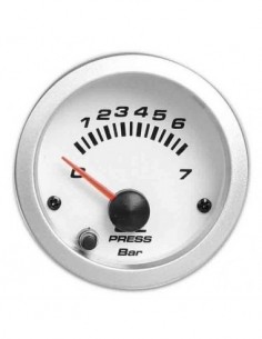 MANOMETRO PRESSIONE OLIO 52mm 7 COLORI MULTICOLOR