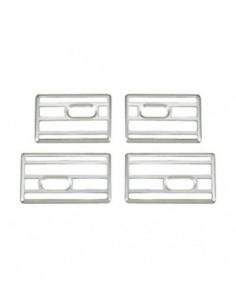 BOCCHETTE ARIA IN ABS CROMATE PER PEUGEOT 106