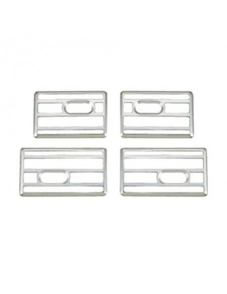 BOCCHETTE ARIA IN ABS CROMATE PER PEUGEOT 106