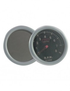 MANOMETRO CONTAGIRI SPECCHIO SFONDO NERO ILLUMINAZIONE...