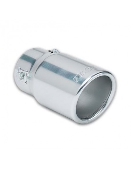 TERMINALE SCARICO CROMATO IN ACCIAIO INOX 30-50mm