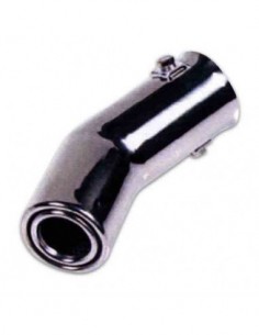 TERMINALE SCARICO CROMATO IN ACCIAIO INOX 40-60mm