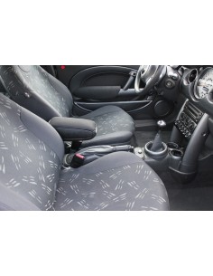 BRACCIOLO SPECIFICO IN PELLE NERA per MINI R50 R52 R53...