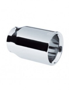 TERMINALE SCARICO CROMATO IN ACCIAIO 70mm D-GEAR LUX TITAN