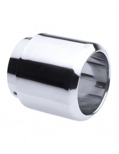 TERMINALE SCARICO CROMATO IN TITA LOOK 68mm MINI NXT