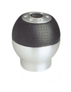 POMELLO CAMBIO PER RETROMARCIA A SIRINGA IN PELLE E...