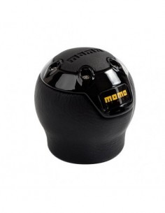 POMELLO CAMBIO PER RETROMARCIA A SIRINGA IN PELLE E CROMO