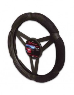 COPRIVOLANTE UNIVERSALE AUTO 6 PUNTI NERO SOFFICE