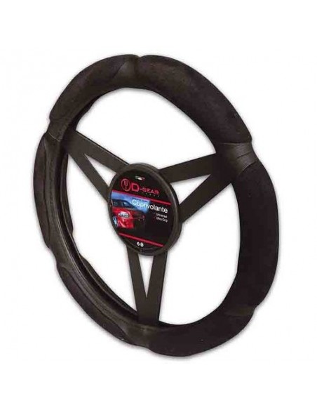 COPRIVOLANTE UNIVERSALE AUTO 6 PUNTI NERO SOFFICE