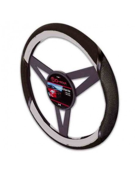 COPRIVOLANTE UNIVERSALE AUTO NEOPRENE GRIGIO/NERO