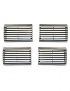 BOCCHETTE ARIA IN ABS CROMATE PER OPEL ASTRA F 1991-1998