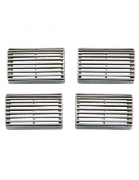 BOCCHETTE ARIA IN ABS CROMATE PER OPEL ASTRA F 1991-1998