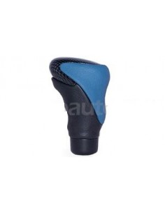 POMELLO CAMBIO PER RETROMARCIA CLASSICA IN PELLE NERO/BLU