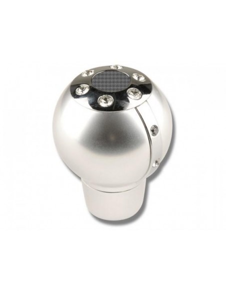 POMELLO CAMBIO PER RETROMARCIA CLASSICA IN ALLUMINIO+STRASS