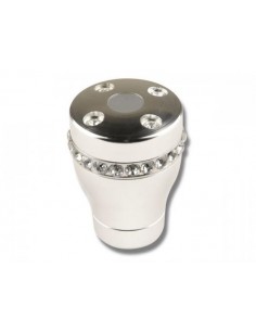 POMELLO CAMBIO PER RETROMARCIA CLASSICA IN ALLUMINIO+STRASS