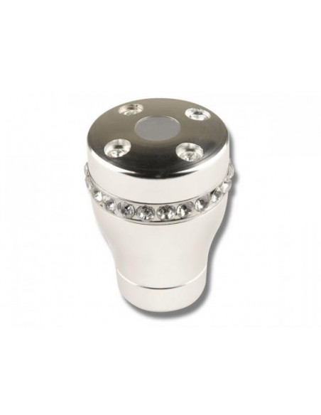POMELLO CAMBIO PER RETROMARCIA CLASSICA IN ALLUMINIO+STRASS