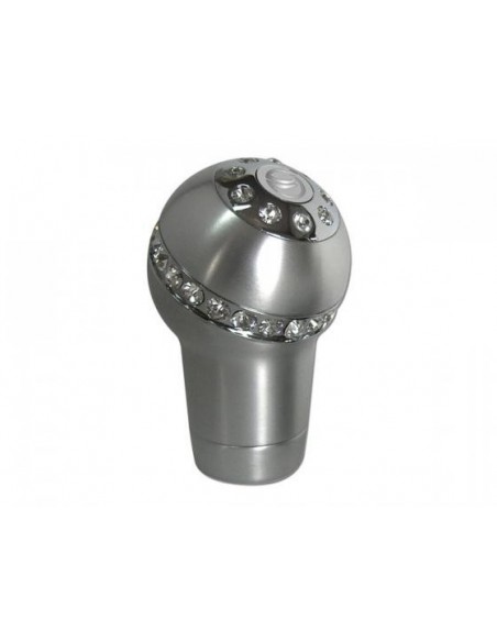 POMELLO CAMBIO PER RETROMARCIA CLASSICA IN ALLUMINIO+STRASS